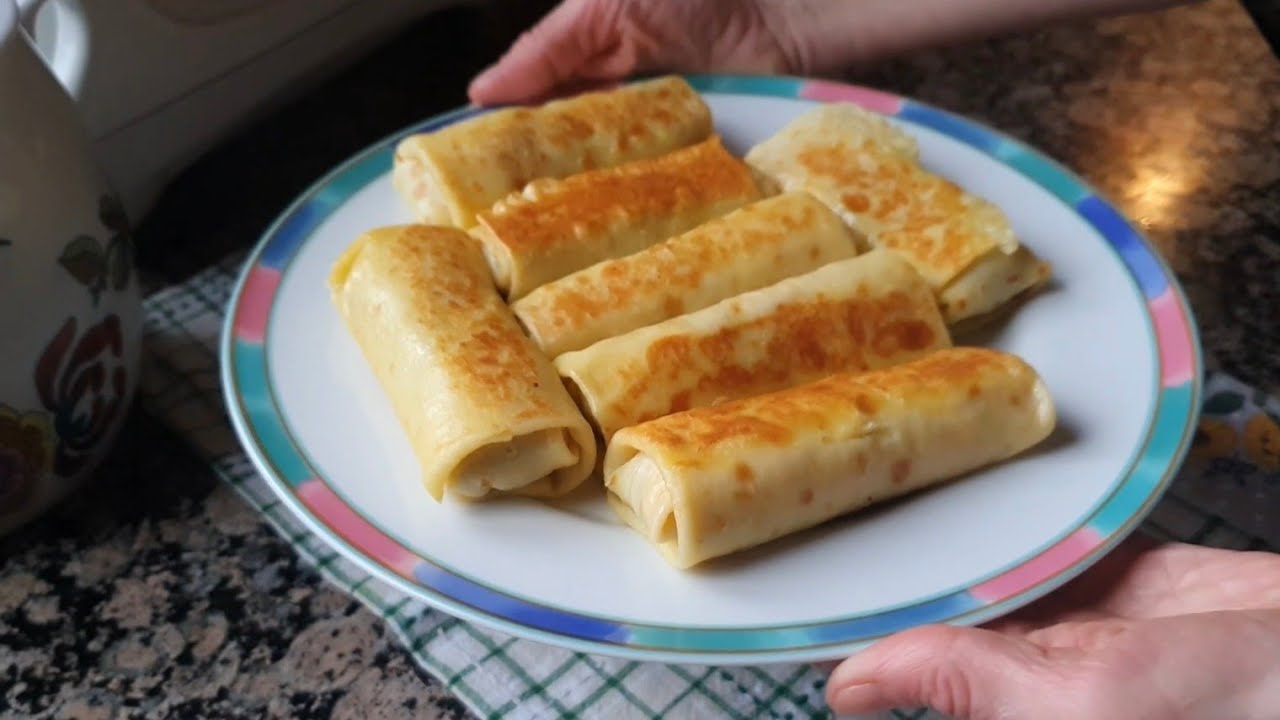 Блинчики с мясом! Румяные и безумно вкусные!