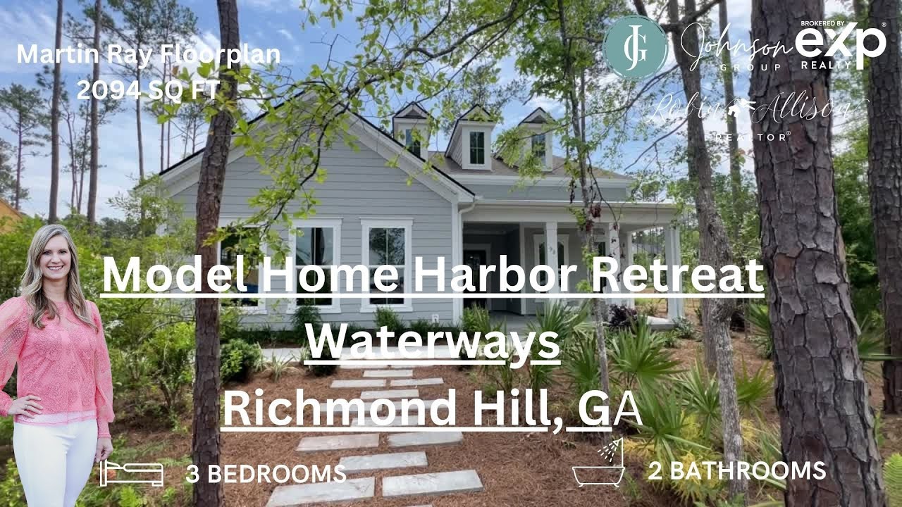 Escape To Paradise: The Martin Ray Model Home At Waterways - Richmond Hill Ga