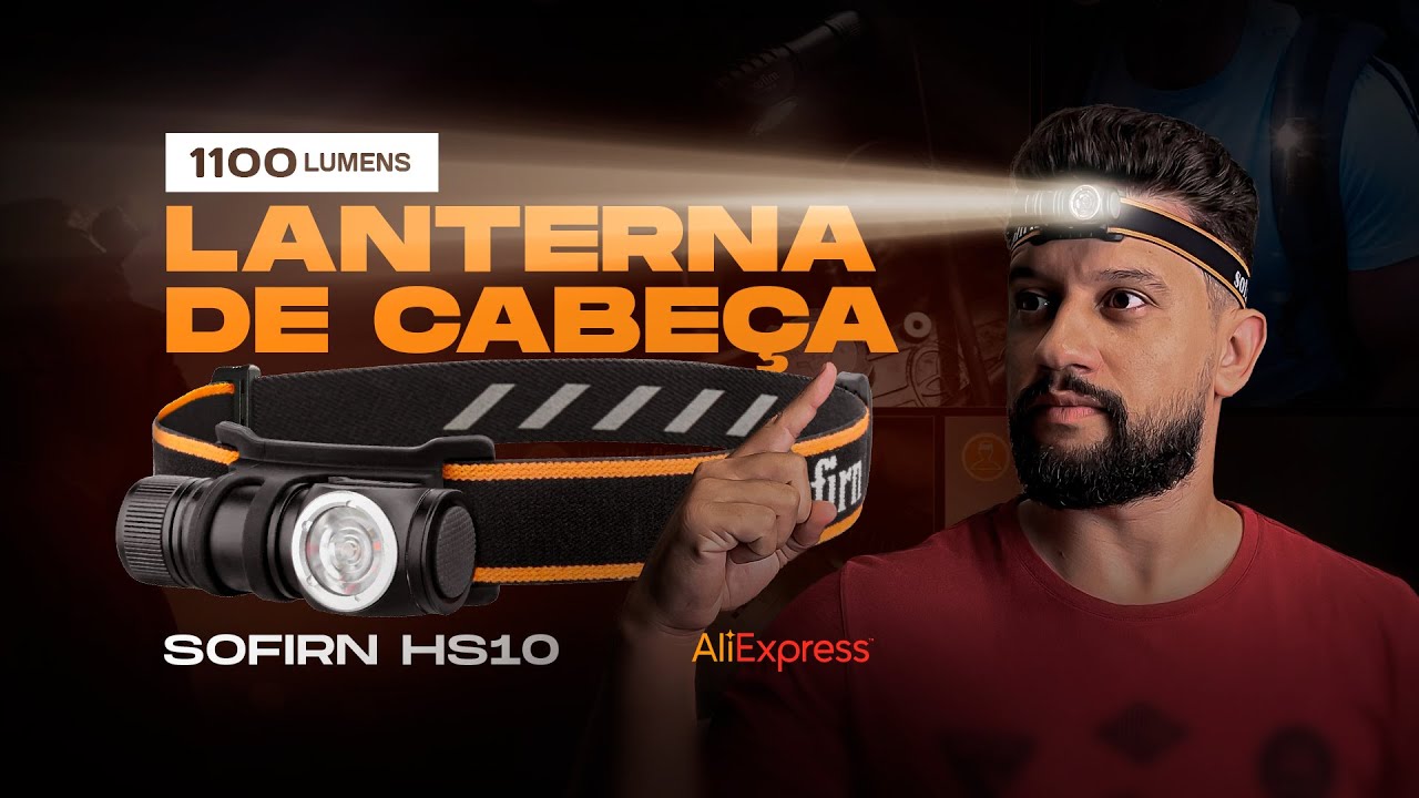 Lanterna de cabeça Sofirn HS10 potente para o seu EDC