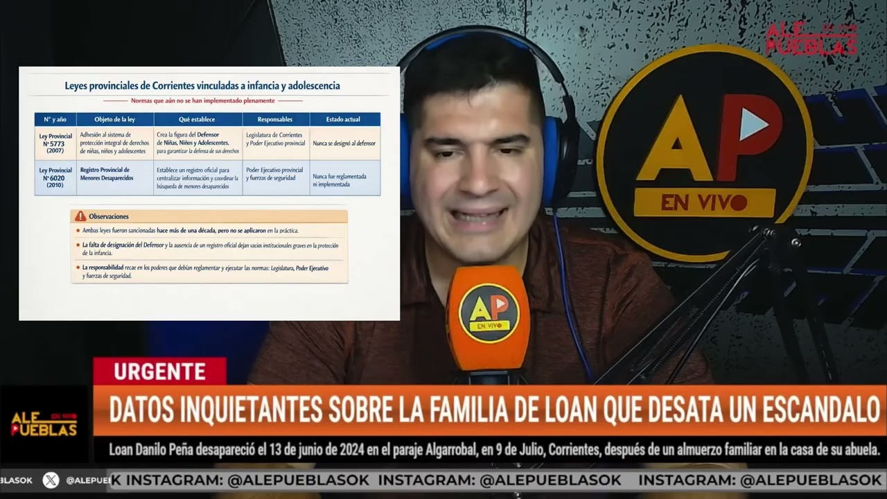 ESCÁNDALO EN CORRIENTES 🚨 Leyes que NUNCA se aplicaron y deja a los chicos sin protección.