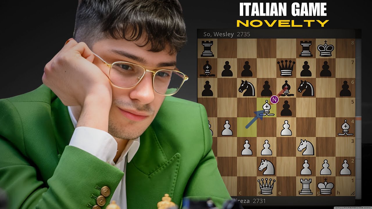 Alireza shows a NEW UNDEFENDABLE Attack in the Italian Opening! - Firouzja vs So - Saint Louis R&B
