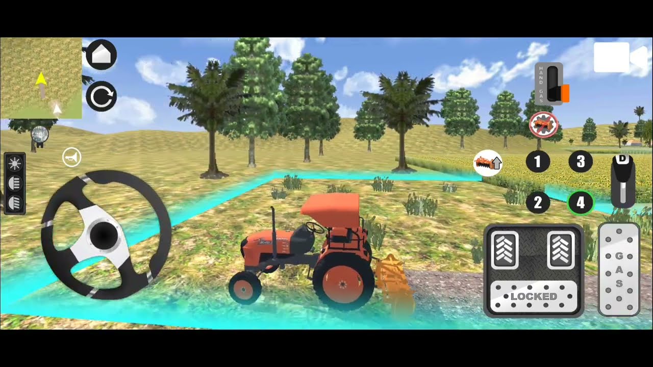 indan tractor Framing simulator new update 2024|| indan tractor new gameplay video 