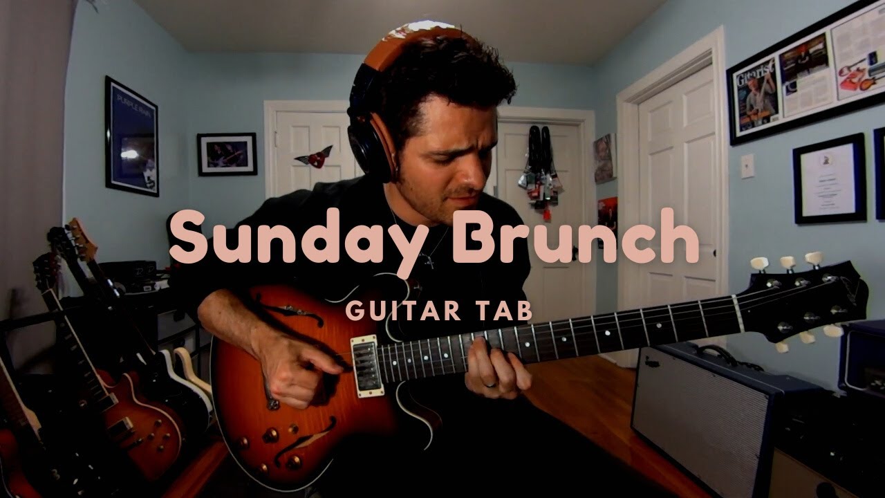 Sunday Brunch - Mark Lettieri | R&B Guitar Solo | Tab