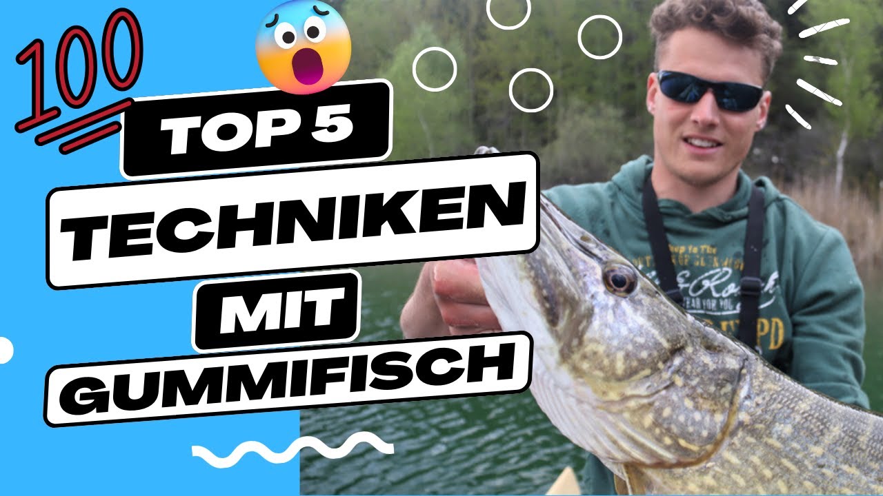 5 Techniken für das Spinnfischen mit Gummifisch die du kennen musst 😱🎣