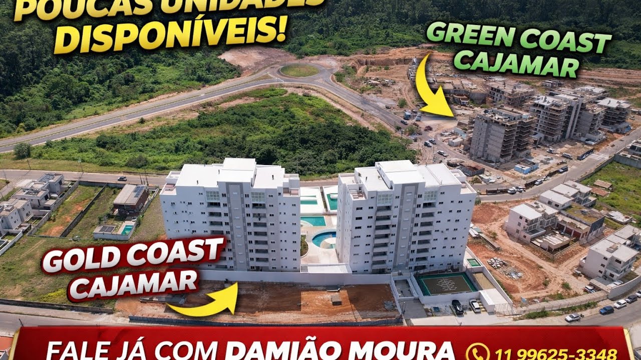 Sobrevoei o Gold Coast Cajamar… e Olha o Que Está Surgindo ao Lado