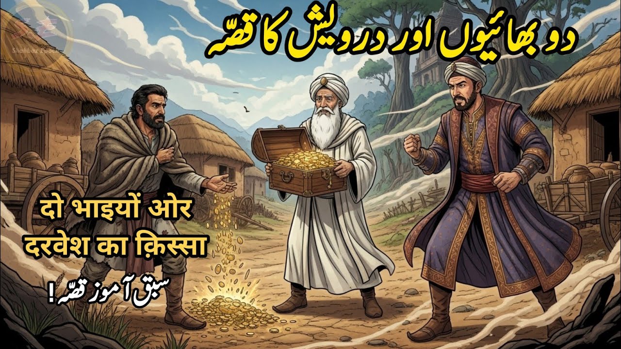 Do Bhaion Aur Dervish Ka Qissa | दो भाइयों ओर दरवेश का क़िस्सा | Urdu Islamic Story