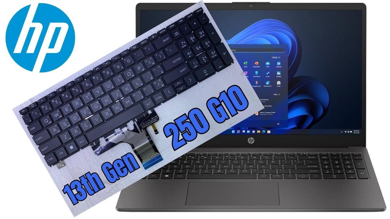 Hp 250 G10 keyboard replacement | #techayaz | #hp250g10backlitkeyboard | #disassembly
