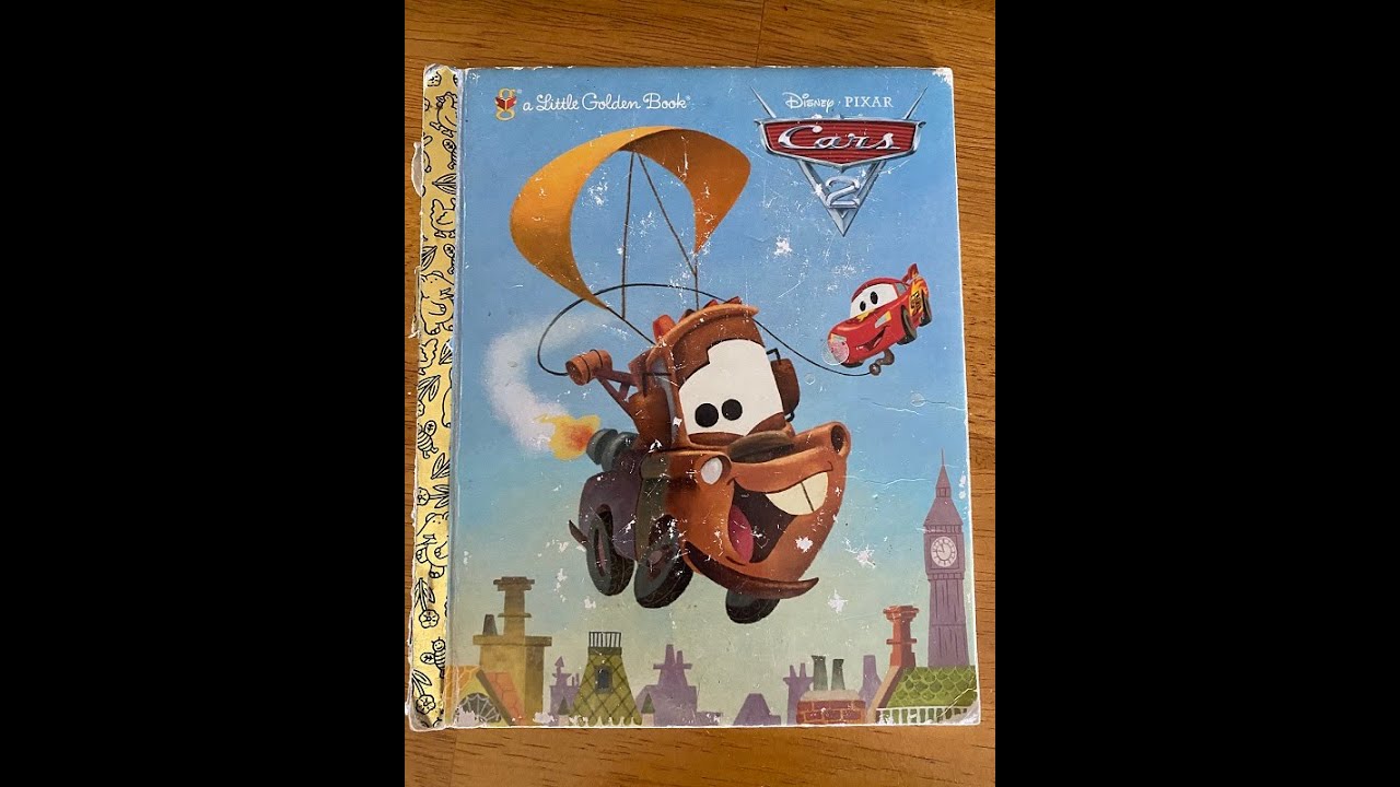 Kids Book Read Aloud: A Little Golden Book Disney Pixar Cars 2