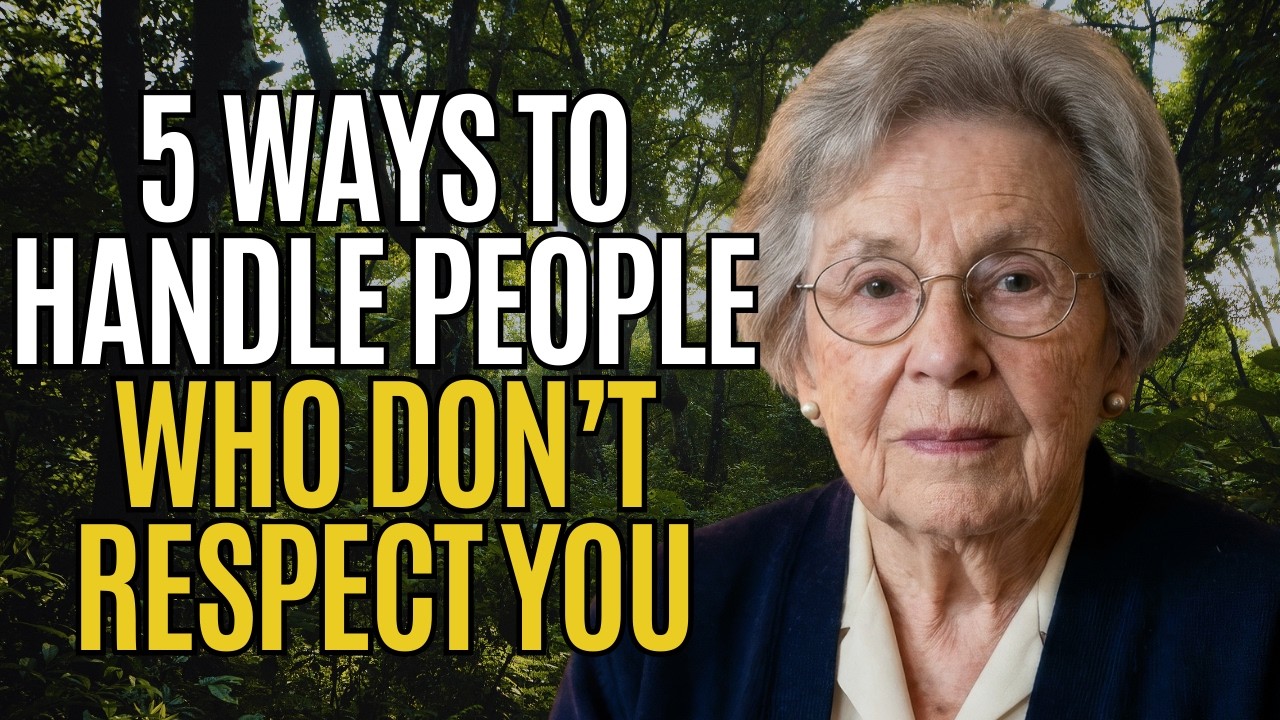 5 Ways to Handle People Who Disrespect You