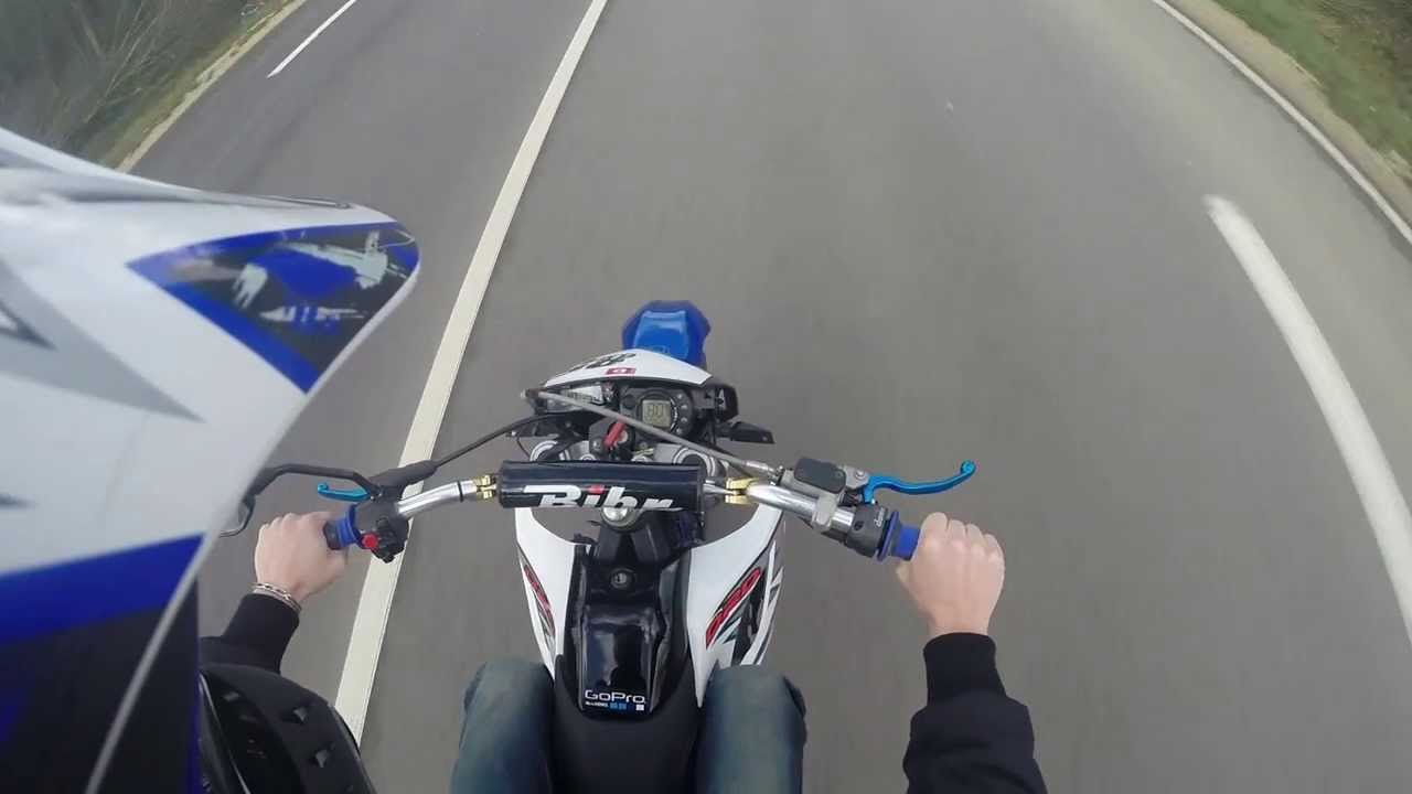 105 km/h on Derbi DRD Racing HD
