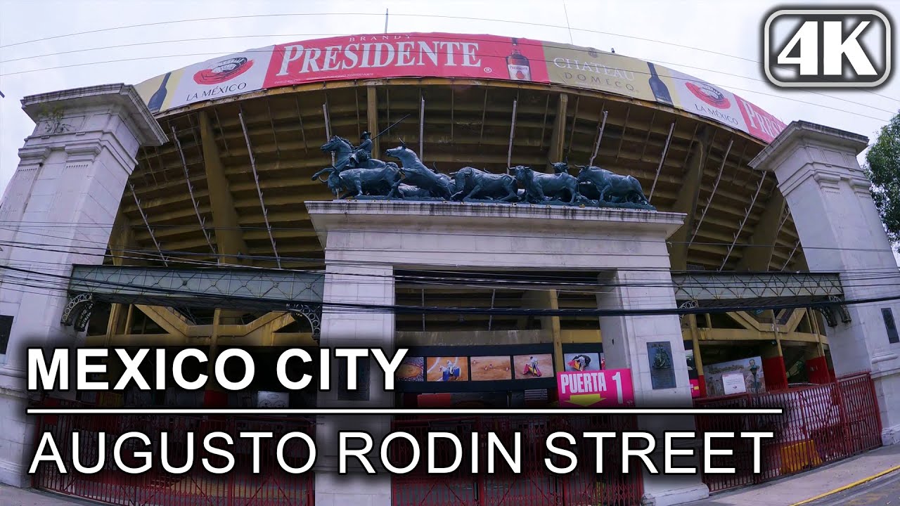 Calle Augusto Rodin 🇲🇽 Ciudad de México [Recorrido en 4K]
