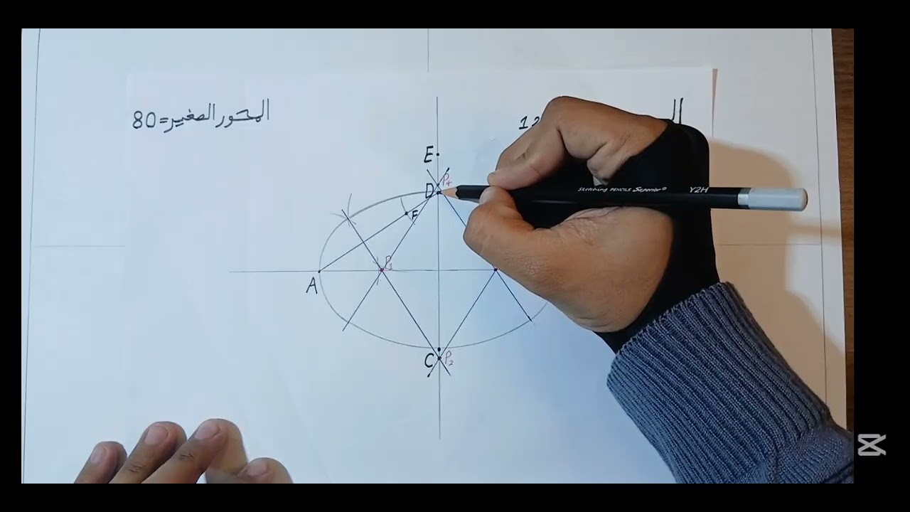 العمليات الهندسية P5 / الشكل البيضوي .