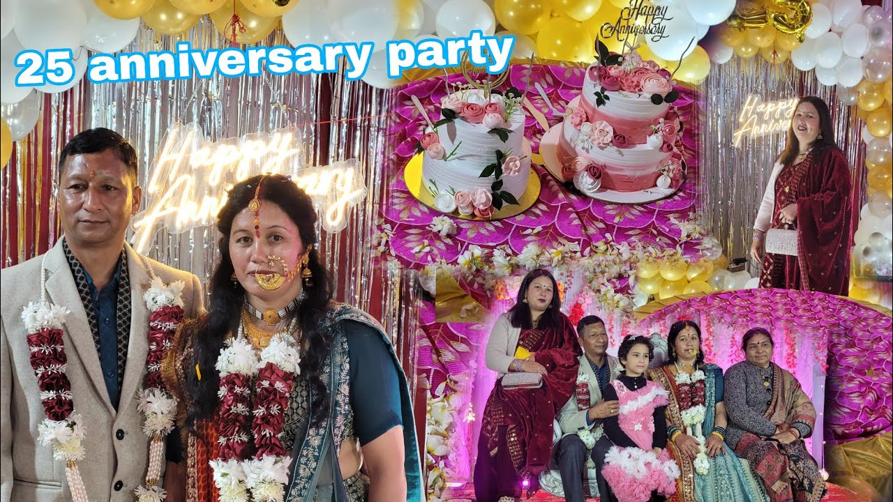 Munni Di ki 25 anniversary #party enjoy # kaun-kaun Aaya Hai #Anjupahadi vlog  #