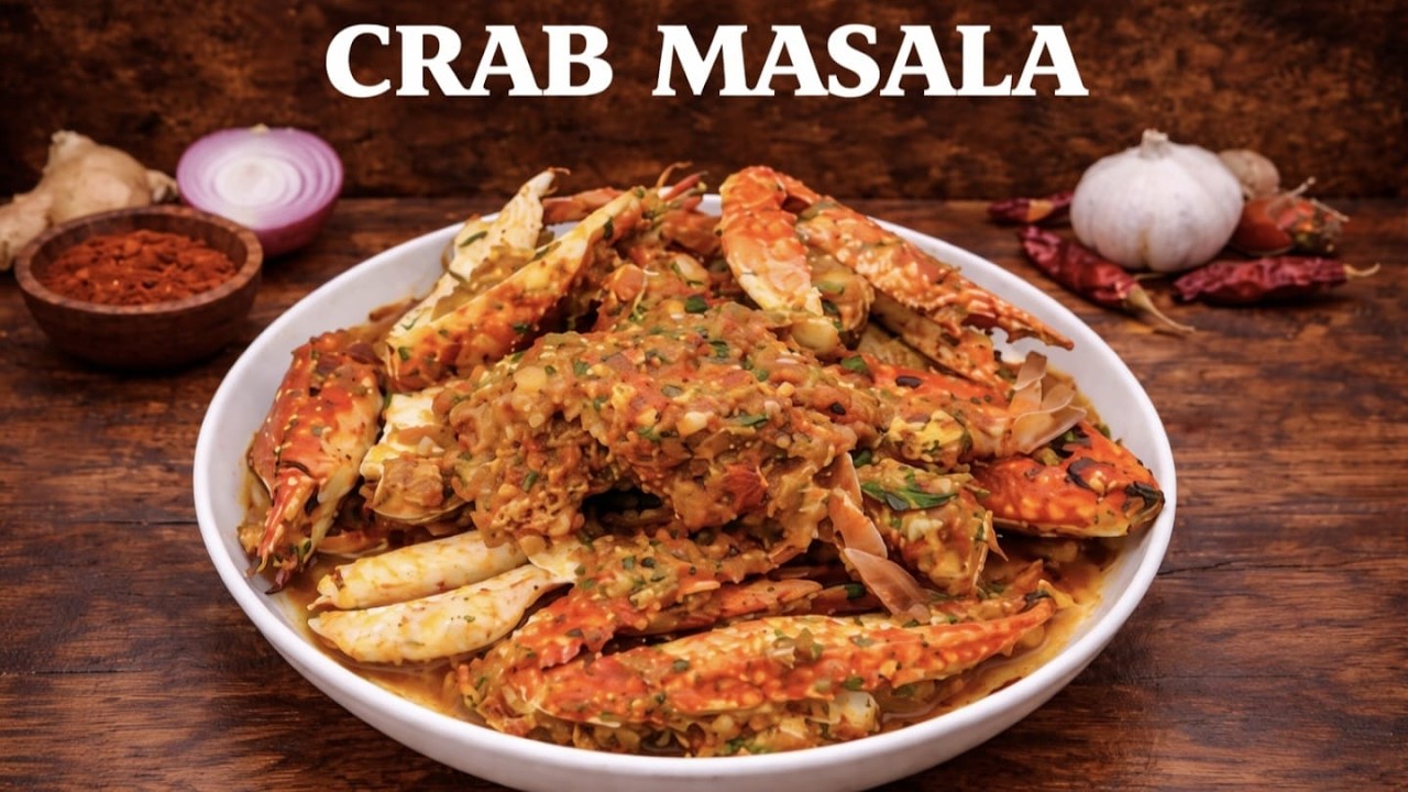 From Crab Cleaning to Spicy Crab Masala | Beginners Guide | Home Style Cooking
