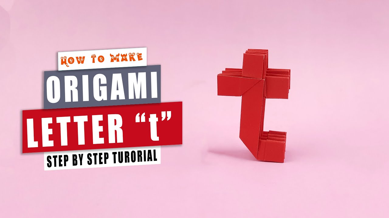 Origami Letter t