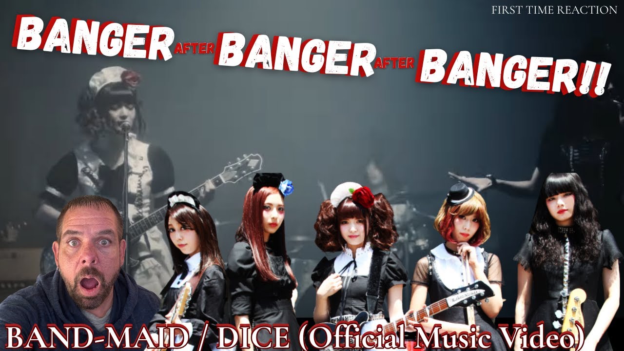 First Time Reaction | BAND-MAID / DICE (Official Music Video) | BASS LINE ON THIS INTRO IS HARD AF!!