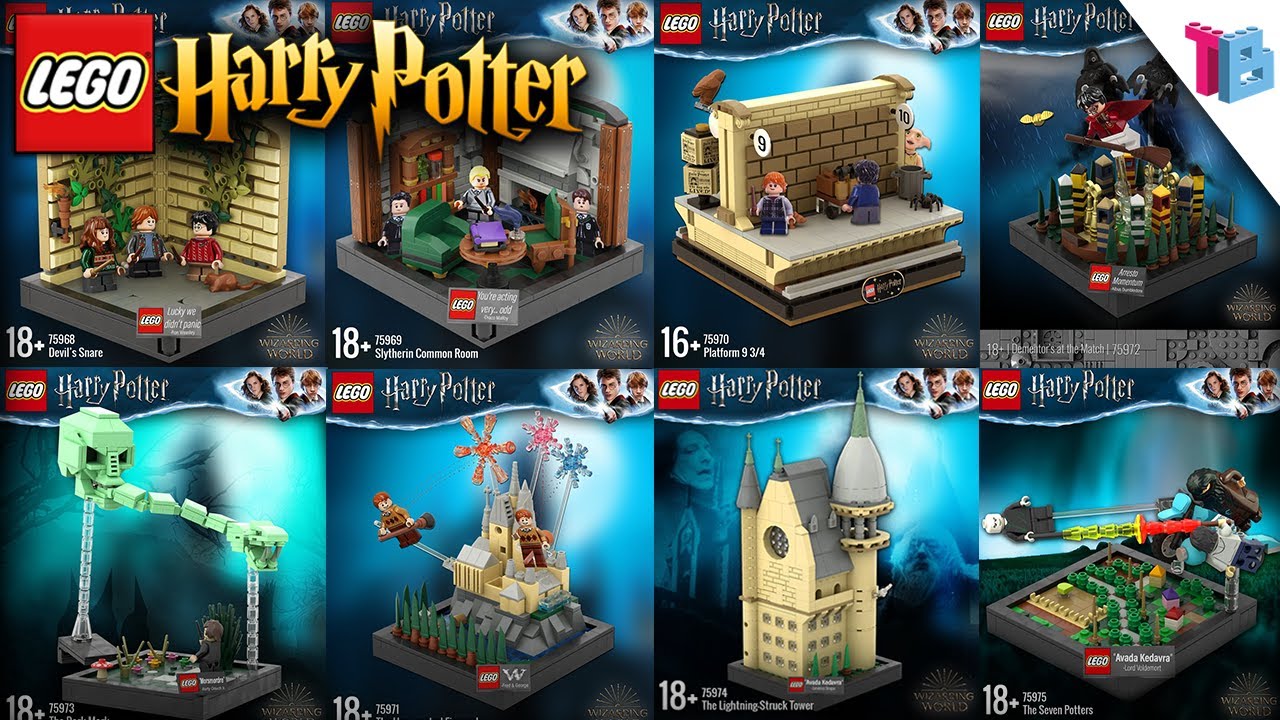 LEGO Harry Potter DIORAMA Sets! [THE MARATHON]