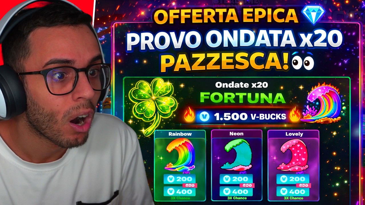 HO SHOPPATO LE ONDATE CASUALI da 1.500 V-BUCKS dallo WAVE SHOP di STEAL a BRAINROT!!