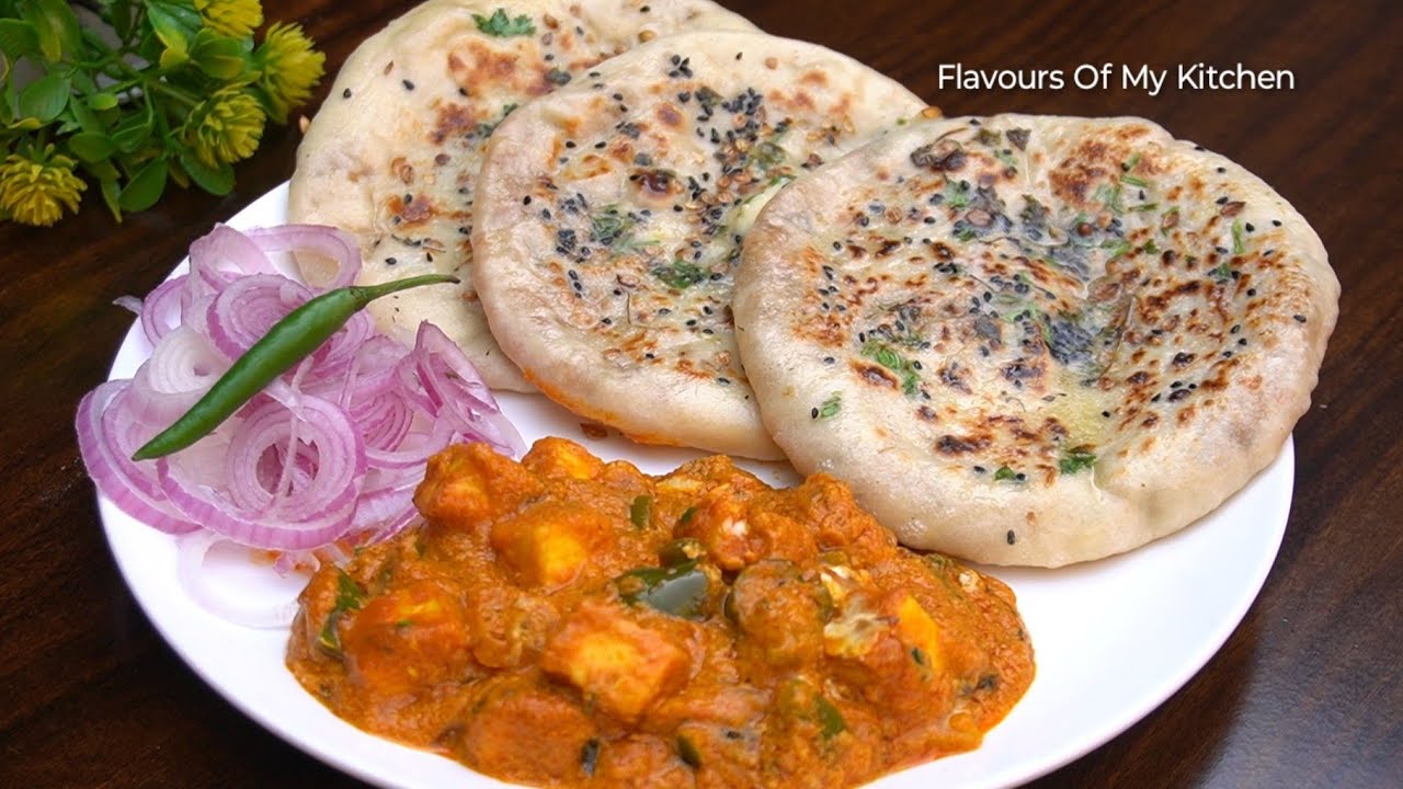 Tawa Kulcha Paneer Butter Masala | भरवां तवा कुलचा और पनीर बटर मसाला कैसे बनाएं