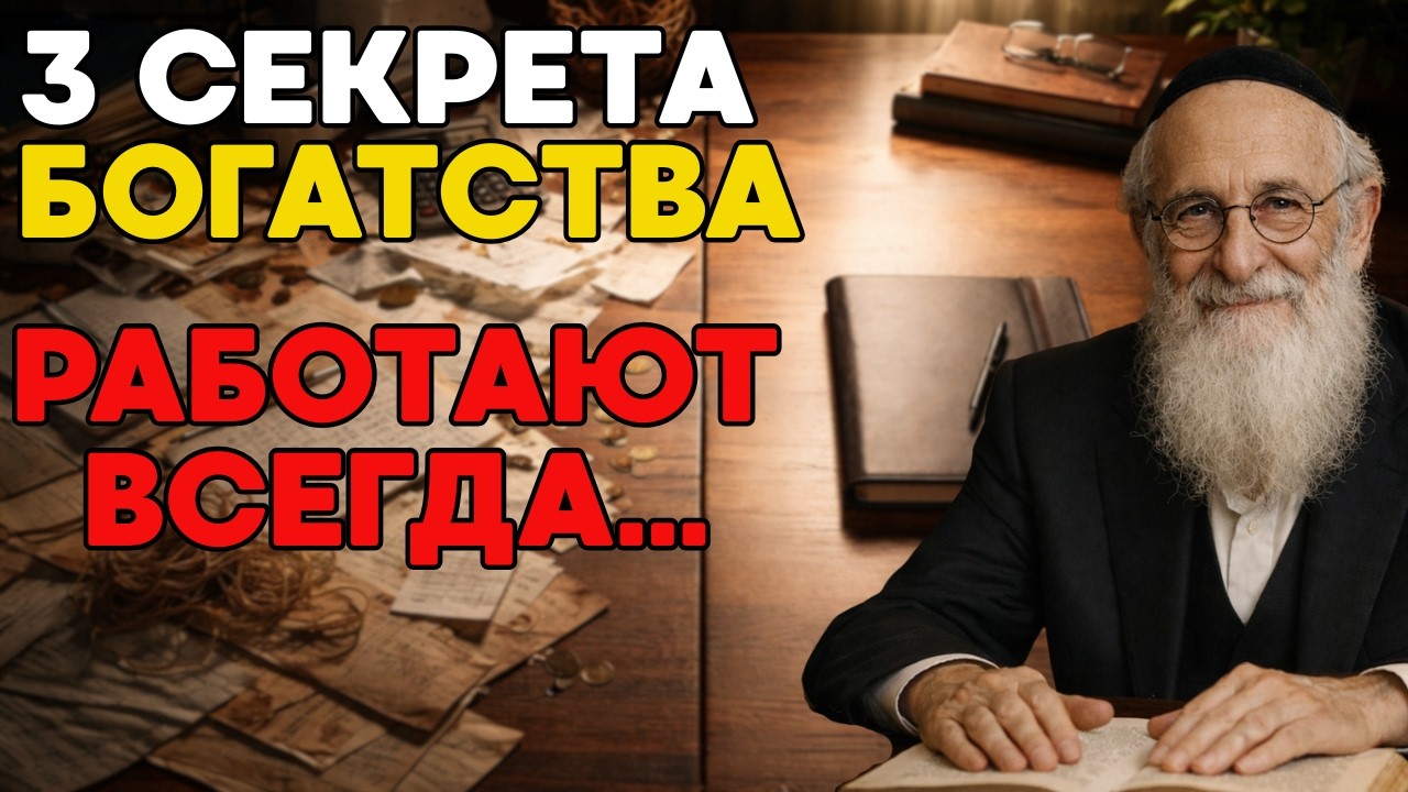 Почему богатство избегает 98% людей? 3 еврейские истины, которые всё объясняют. СТАНЬ БОГАТЫМ