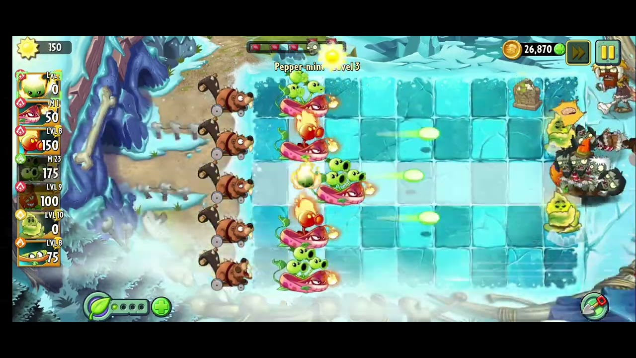 PvZ 2 - Plant of the Week - Pepper Mint - Level 3