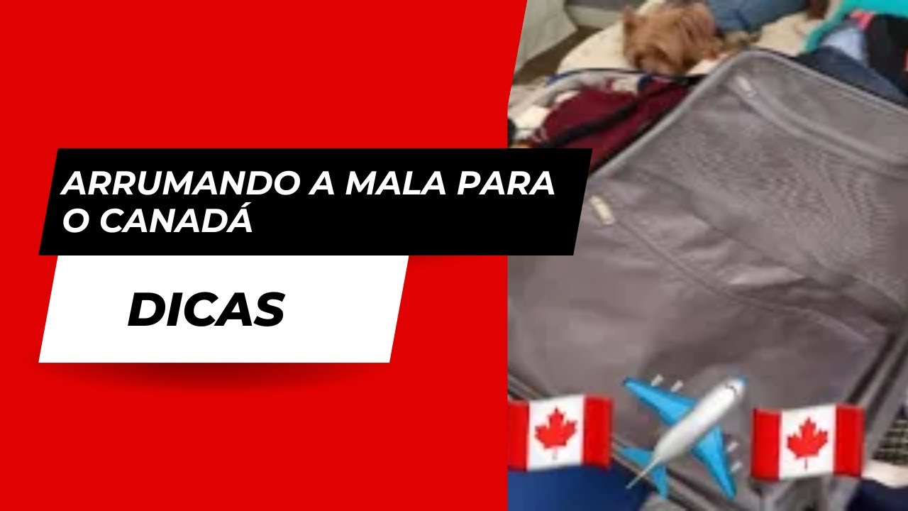 Dicas da minha mala me mudando para o Canadá!! // Arrumando mala intercâmbio