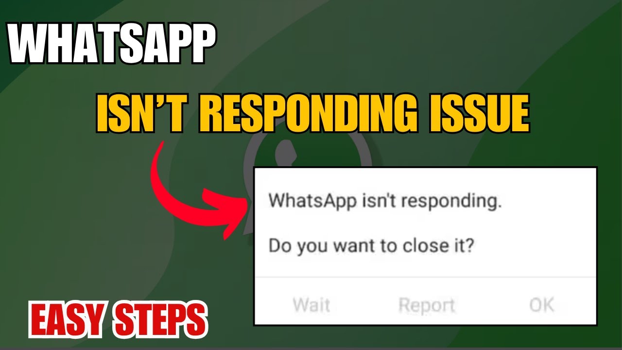 How To Fix WhatsApp &ldquo;Isn&rsquo;t Responding&rdquo; Issue On Android