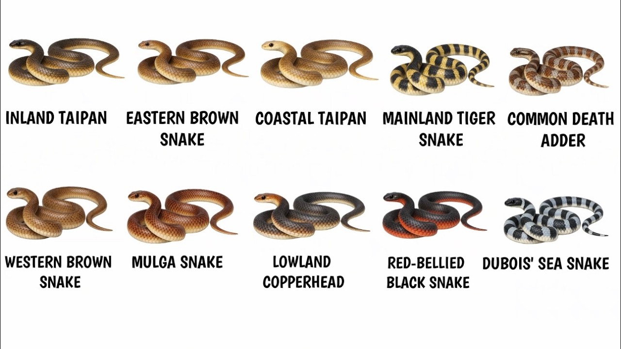Every Venomous Snake in Australia EXPLAINED