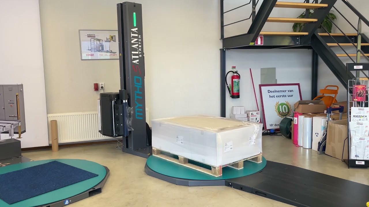 Atlanta Stretch Mytho-S Palletwikkelaar met gepatenteerde ARYA System - Lage Pallet