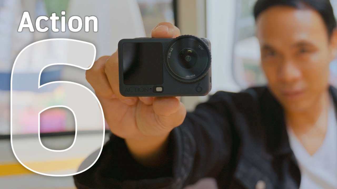 DJI Osmo Action 6 | เซ็นเซอร์สี่เหลี่ยมจตุรัส 1/1.1 นิ้ว เปลี่ยนค่า F ได้
