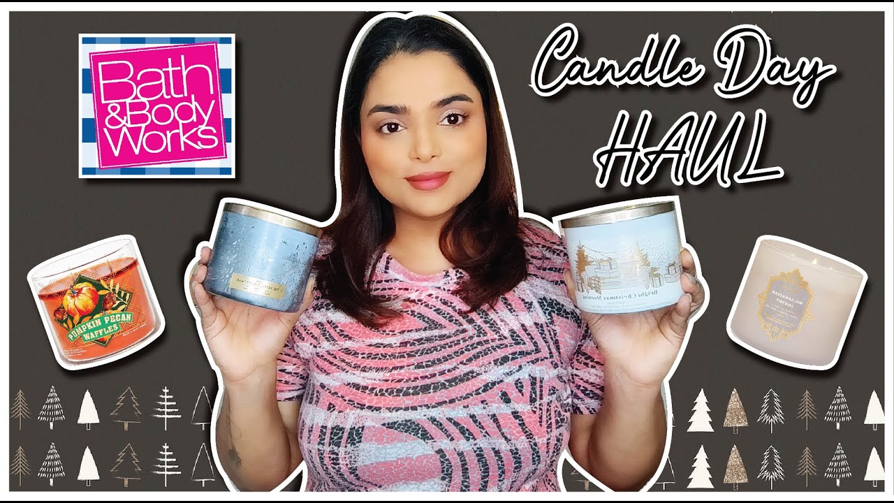 BATH AND BODY WORKS CANDLE DAY HAUL | BEST HOLIDAY CHRISTMAS CANDLES | PRATHA BHARDWAJ