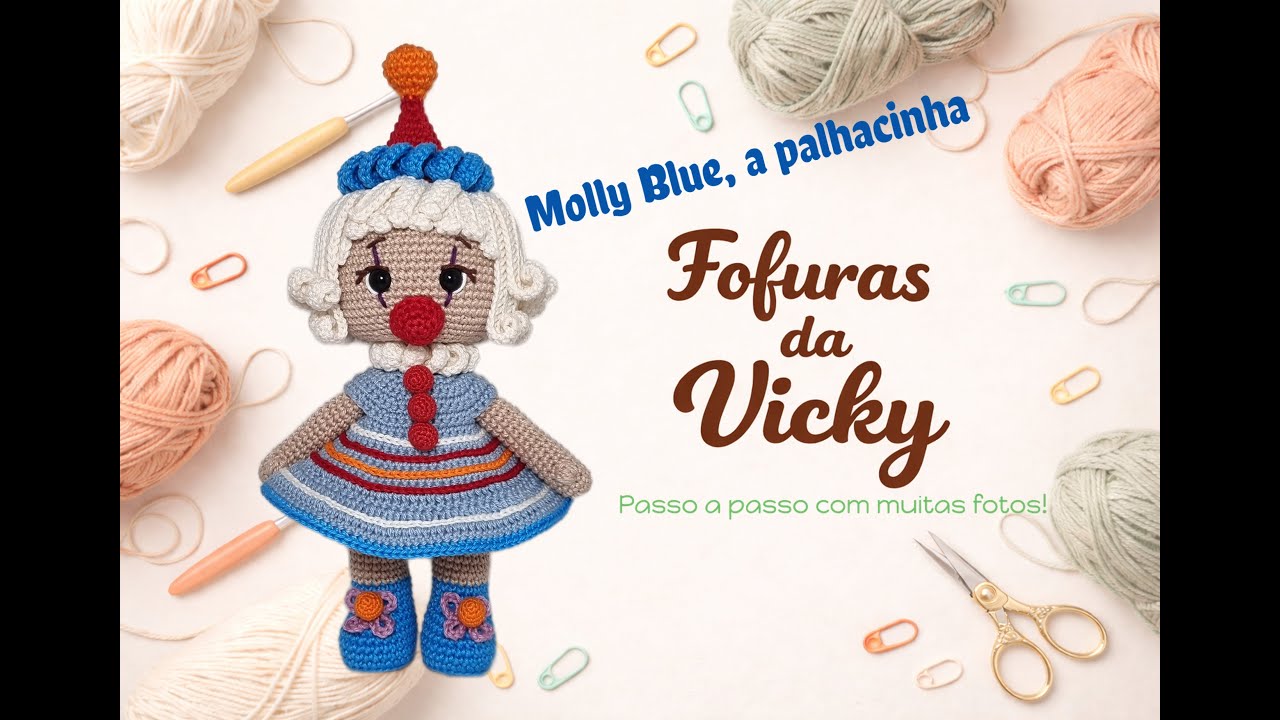 Palhacinha Molly Blue
