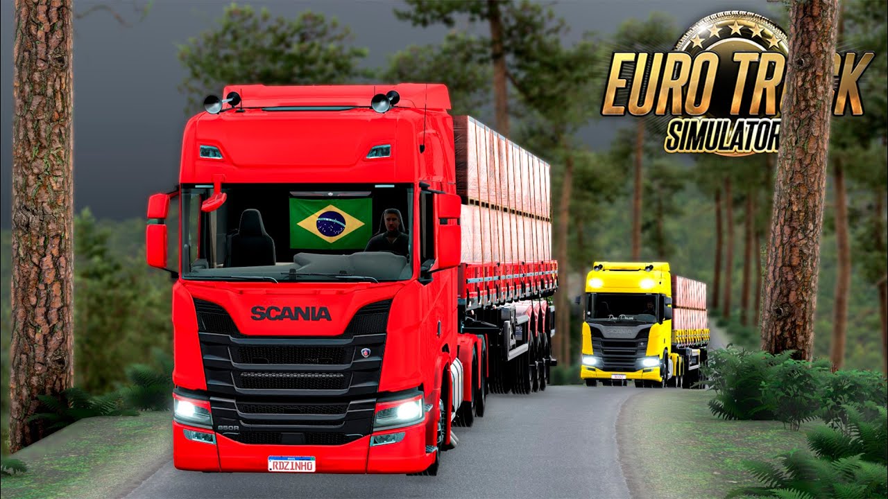 COMBOIO COM 25 TONELADAS NA ESTRADA MORTAL MAIS PERIGOSA! - EURO TRUCK SIMULATOR 2 + G920