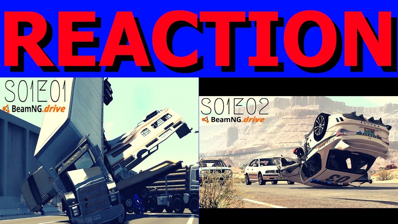 FrIzErIs Beamng Drive Movie Part 1&2 Reaction