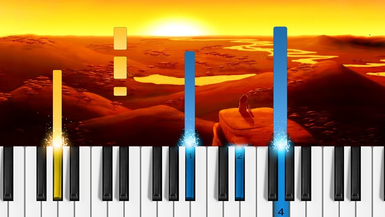 The Lion King - This Land - Easy Piano Tutorial