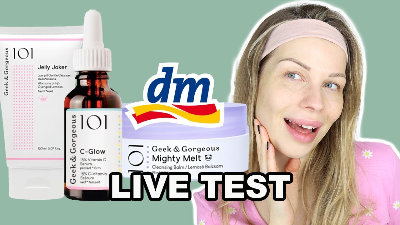 DM HAUTPFLEGE NEUHEITEN Februar 2024 I GEEK & GORGEOUS im LIVE TEST I Kim Wood