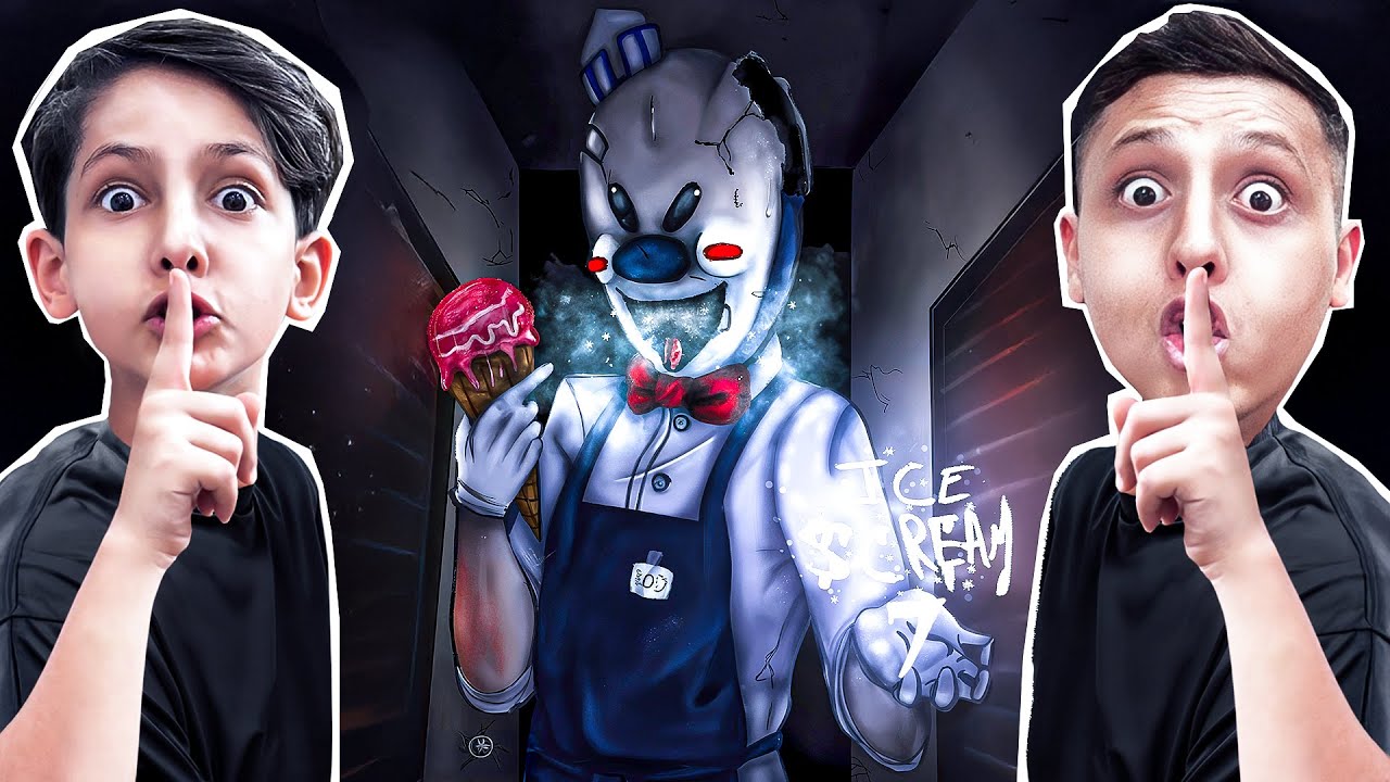 رجل الايسكريم حول صحابي لايسكريم😱 | ICE CREAM 7