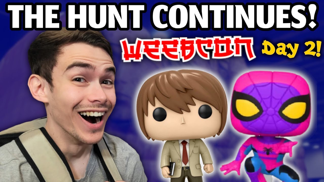 So Many Rare Funko Pops At Comic Con! | (Funko Pop Hunting At Weebcon Day 2!)