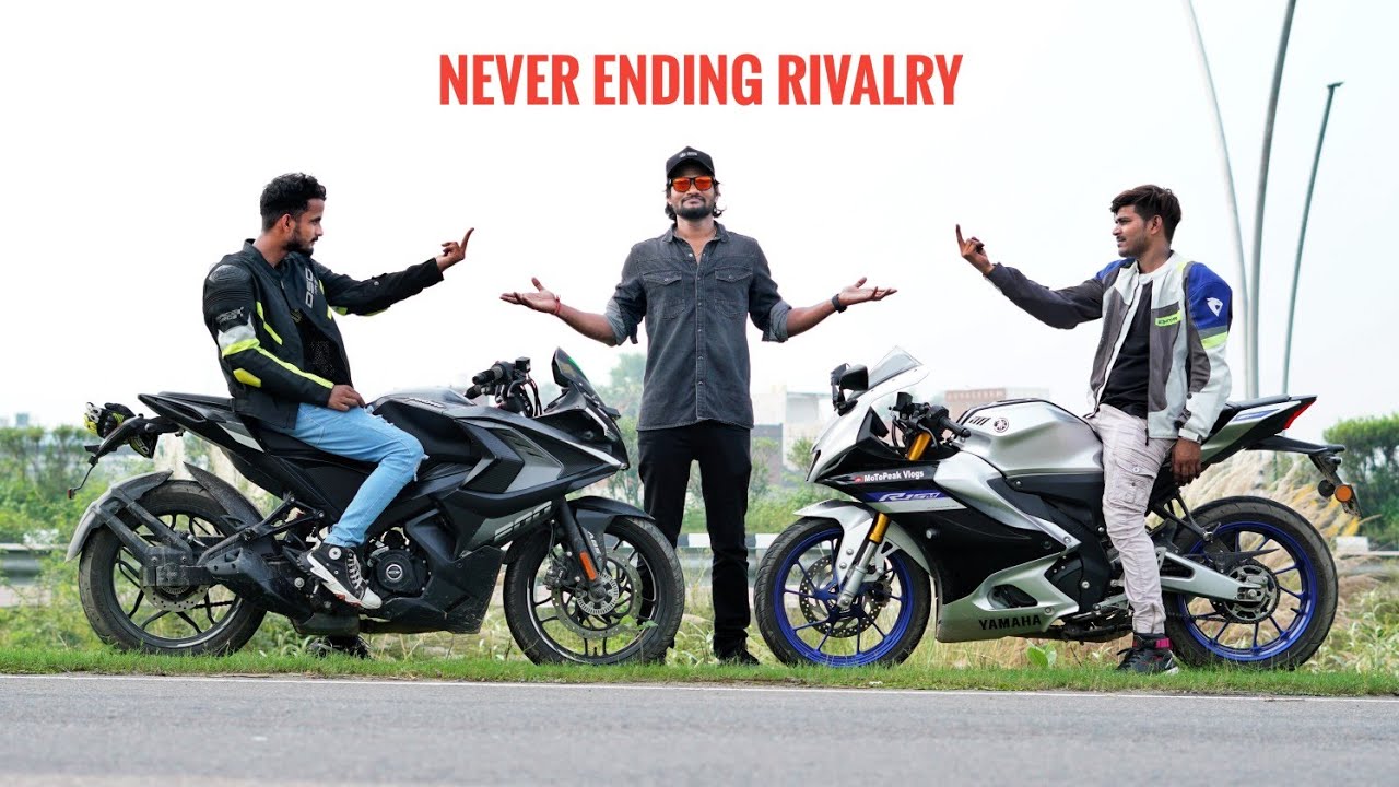 Pulsar RS200 Bs7 Vs Yamaha R15M Bs7 | Long Race | Never Ending Rivalry🤣