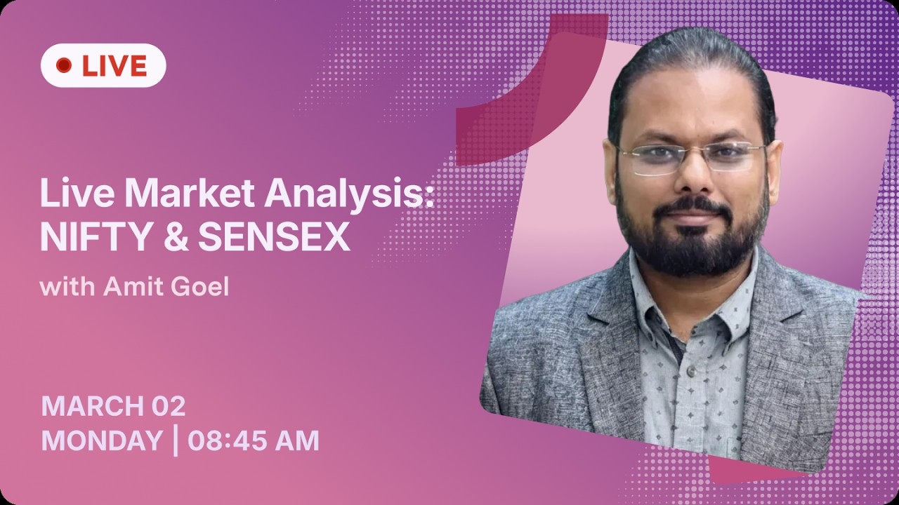 🔴 LIVE Market Analysis | 2nd Mar 2026, 8:45AM | Amit Goel | Upstox