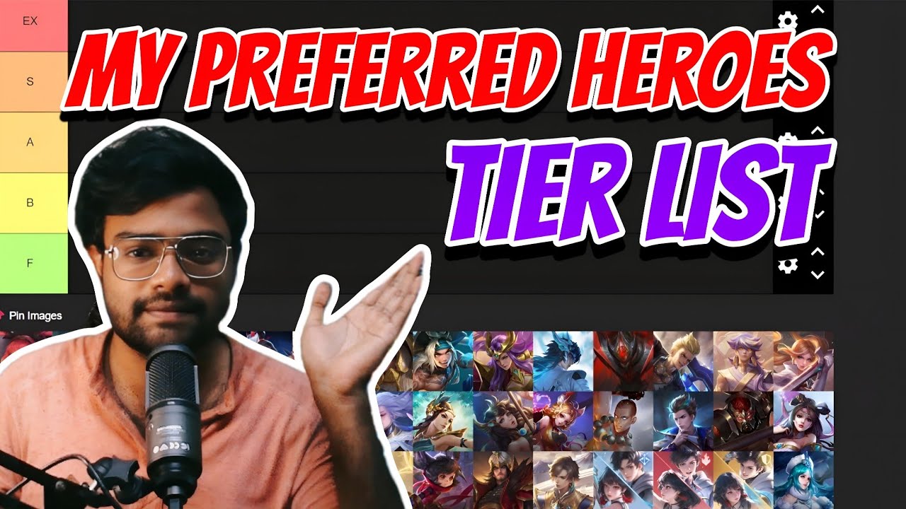 Tier List of my Preferred Heroes | Most Reliable Heroes For Me | Honor of Kings | HoK
