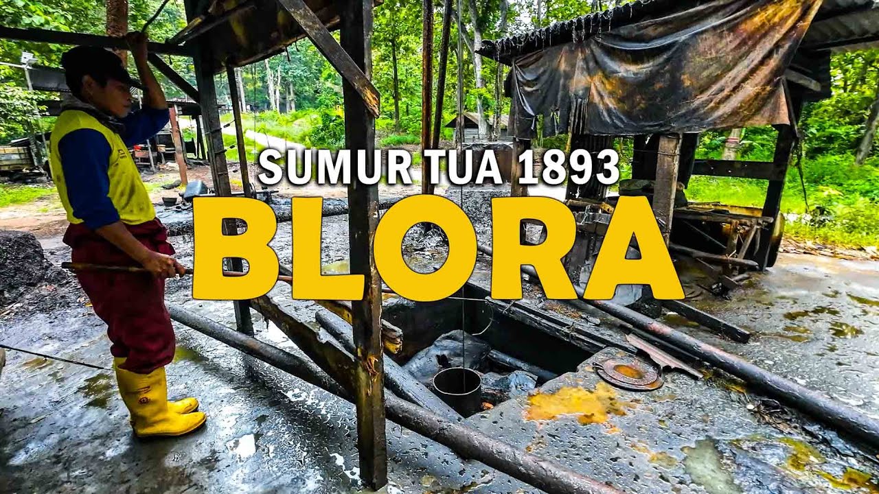 BLORA : Mendulang minyak di sumur tua