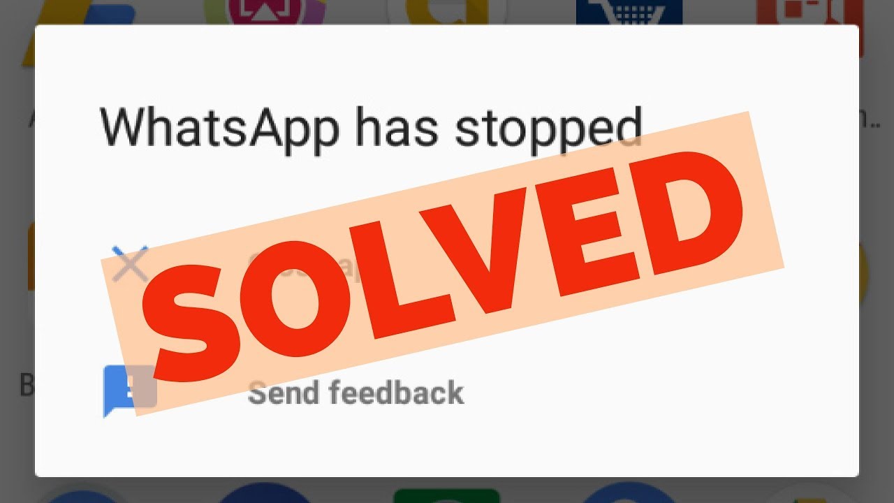 Fix WhatsApp Has Stopped(Keeps Stopping) Working Error In Android||Tablet