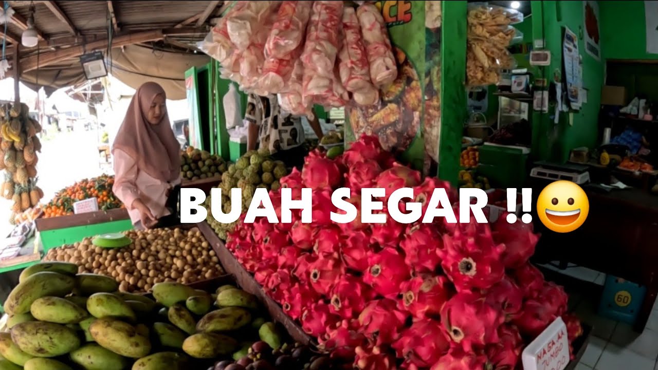 BELI BUAH : .. EH ADA SRIKAYA, BUAH LANGKA SEPERTI GRANAT !! 16 K SAJA/ BUAH LOKAL VS BUAH IMPOR