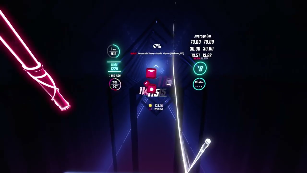 [Beat Saber AI] Dyscontrolled Galaxy - 98.64% FC - 885.07pp