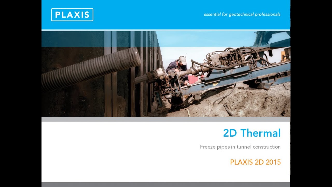 PLAXIS 2D Thermal - Freezing pipes