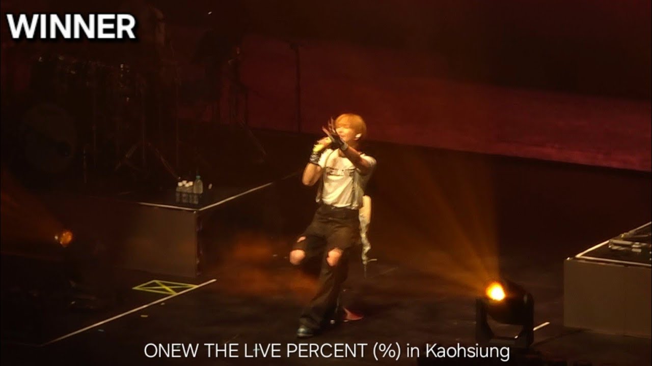 ONEW THE LIVE PERCENT (%) in Kaohsiung - winner