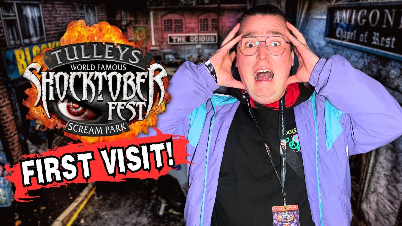 INSANE FIRST TIME at Tullys Shocktoberfest! - October 2024 Vlog | ALL MAZE POV’s/REACTIONS