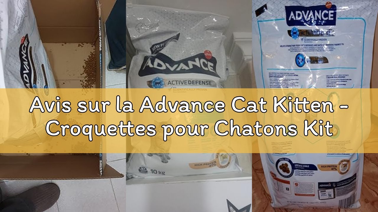 Avis sur la Advance Cat Kitten - Croquettes pour Chatons Kitten avec du Poulet - 10kg